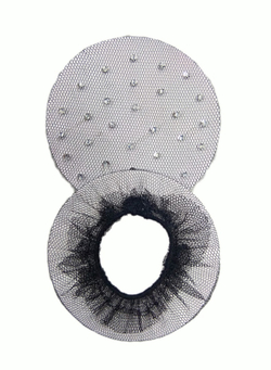 Чёрный со стразами