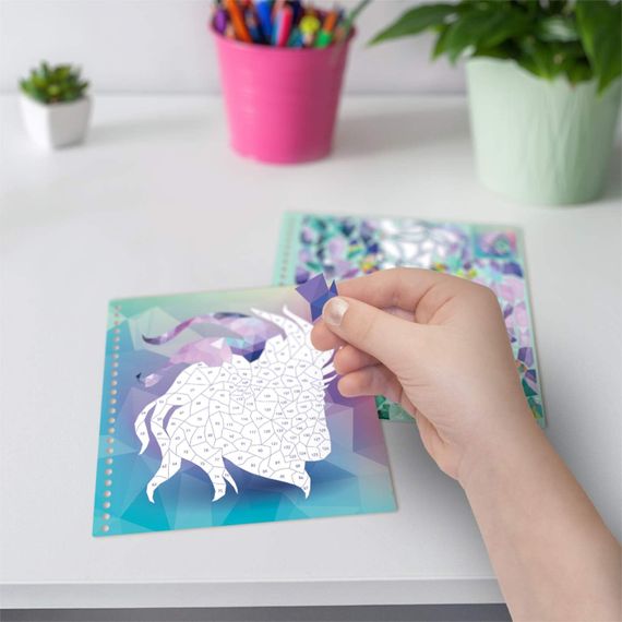 Серия Marinia: Набор аппликаций наклейками по номерам (Основная)