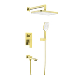 Душевая система встраиваемая Raglo R01.27.03, сатин золотой