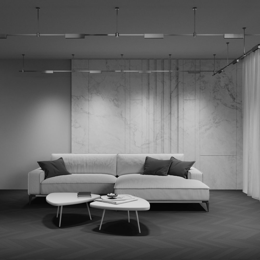 Трековый однофазный светодиодный светильник Maytoni Flarity   TR150-1-12W4K-M-BS