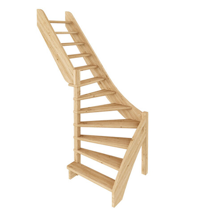 Лестница на второй этаж ЛС-92м/4 Левая