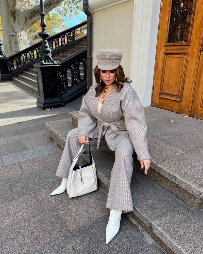 Костюм вязаный УК-2149-2 Фабрика Моды