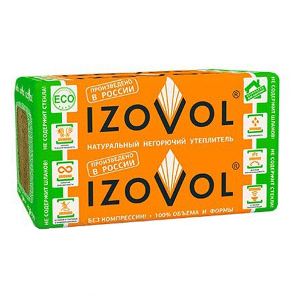Утеплитель Izovol Л-35 1200х600х100 мм