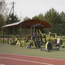 Park-5020 Навес для тренажеров теневой 6300х4800х3100 ZAVODSPORTA