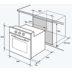 Встраиваемый газовый духовой шкаф DeLonghi CGGA 4