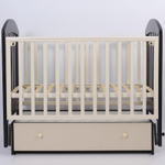 Кроватка детская Топотушки Дарина 6 маятник, венге- слоновая кость