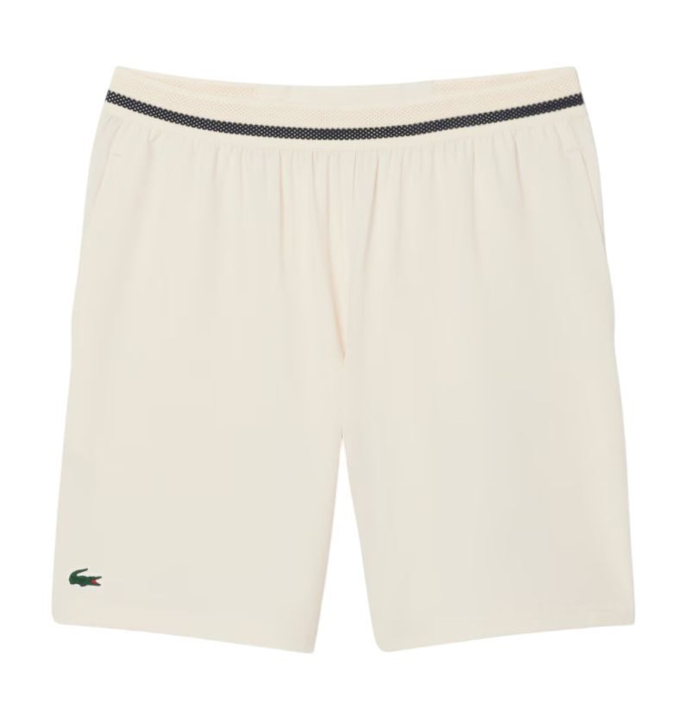 Теннисные шорты Lacoste Tennis X Novak Djokovic - ecru/navy blue