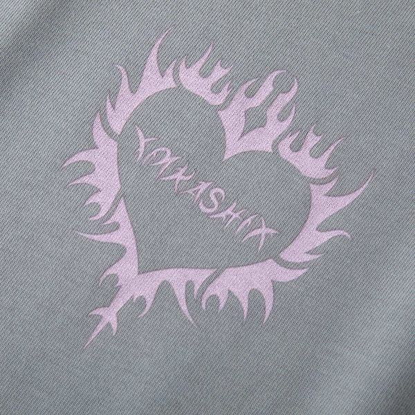 Футболка Love серая / пурпурная - фото 5