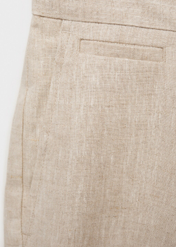 Бермуды slim fit 100% лен