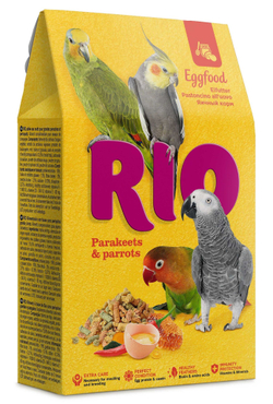 Яичный корм RIO для средних и крупных попугаев, 250 г