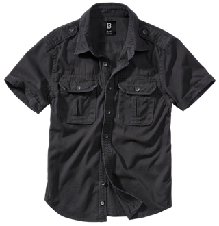 Brandit VINTAGE SHIRT SHORT SLEEVE black