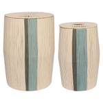 Плетеная корзина для белья Conga Green, 48х29
