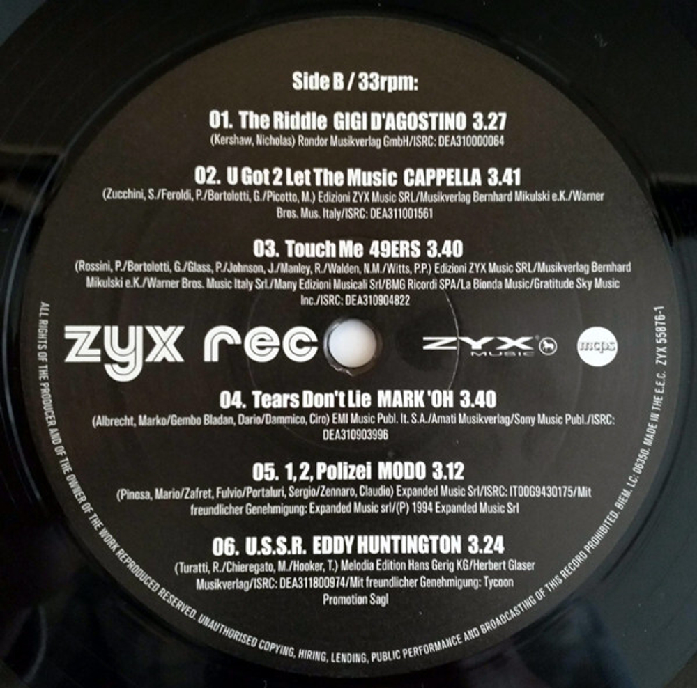 Сборник / Golden Chart Hits Of The 80s & 90s (LP)