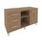 First Тумба сервисная KTS-1 Дуб Табак 1190*470*682