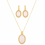 Колье Possebon Pearl Quartz Rose S9588.9 R/G