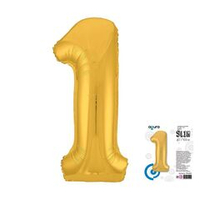 Цифра 1 золото 40" Agura