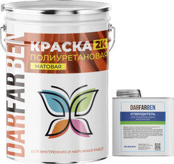 Краска полиуретановая 2К 10 кг