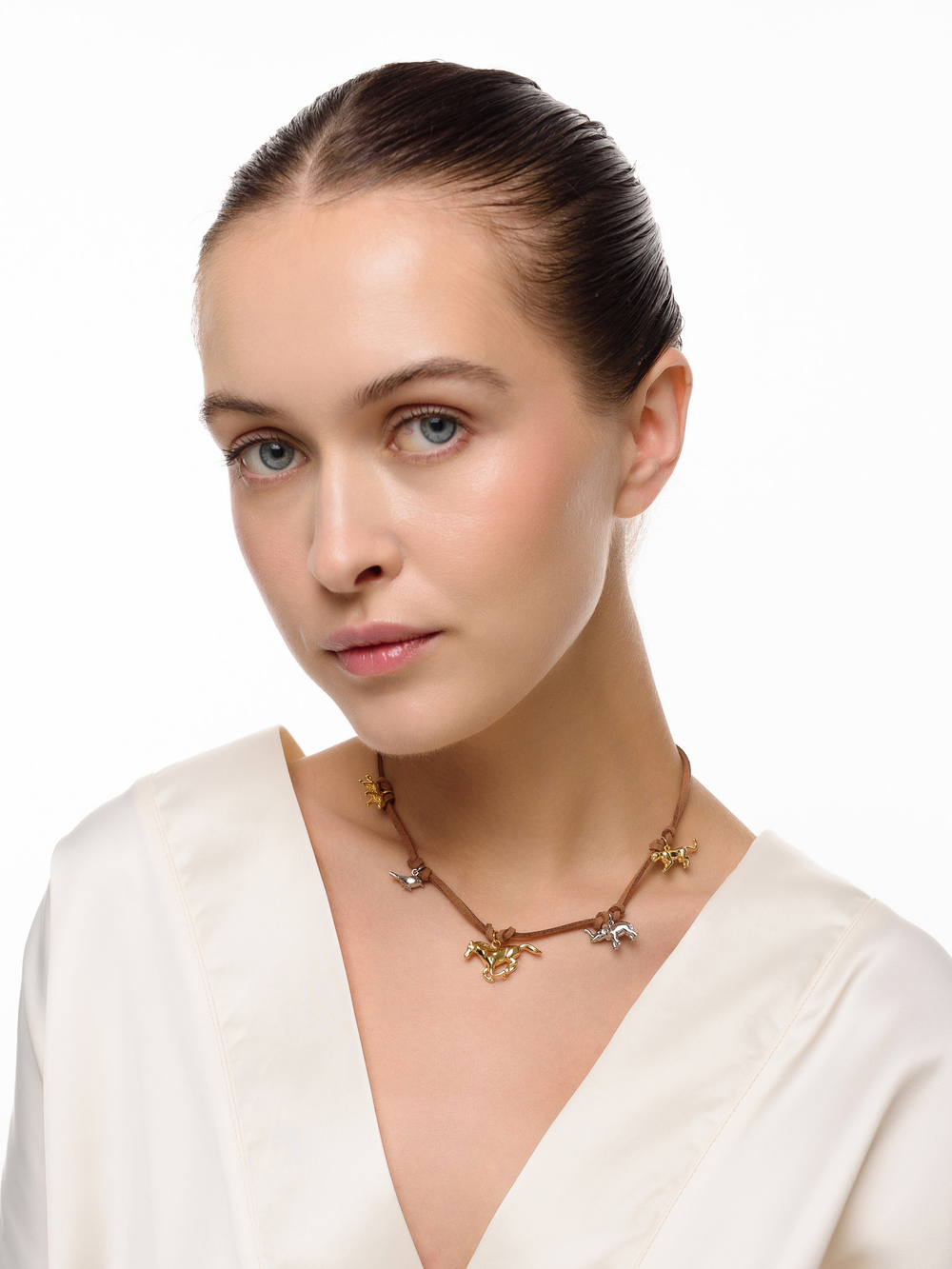 Чокер "Animals" Brown New