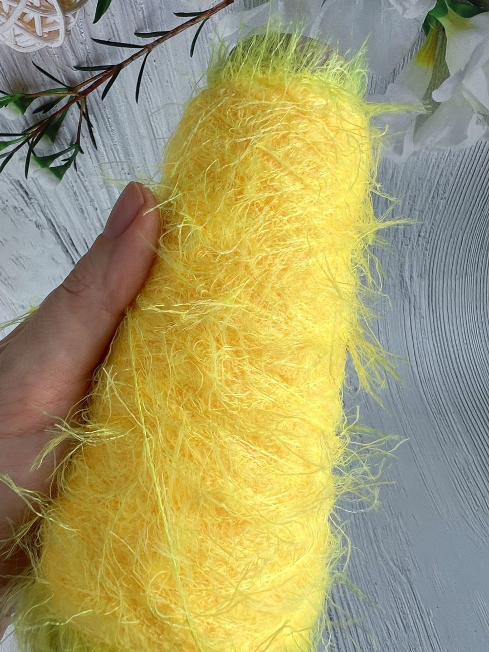 Пряжа для вязания мех Норки декоративная