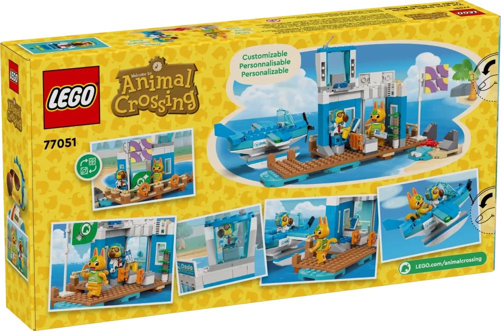 Конструктор LEGO Animal Crossing 77051 Летайте с авиакомпанией Додо