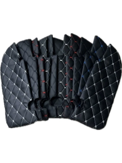 Чехлы на козырьки Лада Веста Vesta(белый Рубин)