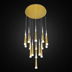 Citilux Вегас CL227162 LED Люстра каскадная Золото