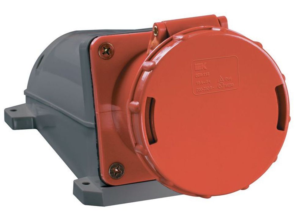 Розетка ОП 63А 380В 3P+PE+N ССИ-135 IP54 IEK PSR12-063-5 Розетка ОП 63А 380В 3P+PE+N ССИ-135 IP54 IEK PSR12-063-5