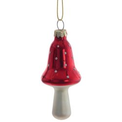 GAEM Украшение новогоднее "Гриб", L3,5 W3,5 H9,5 см, 2в.