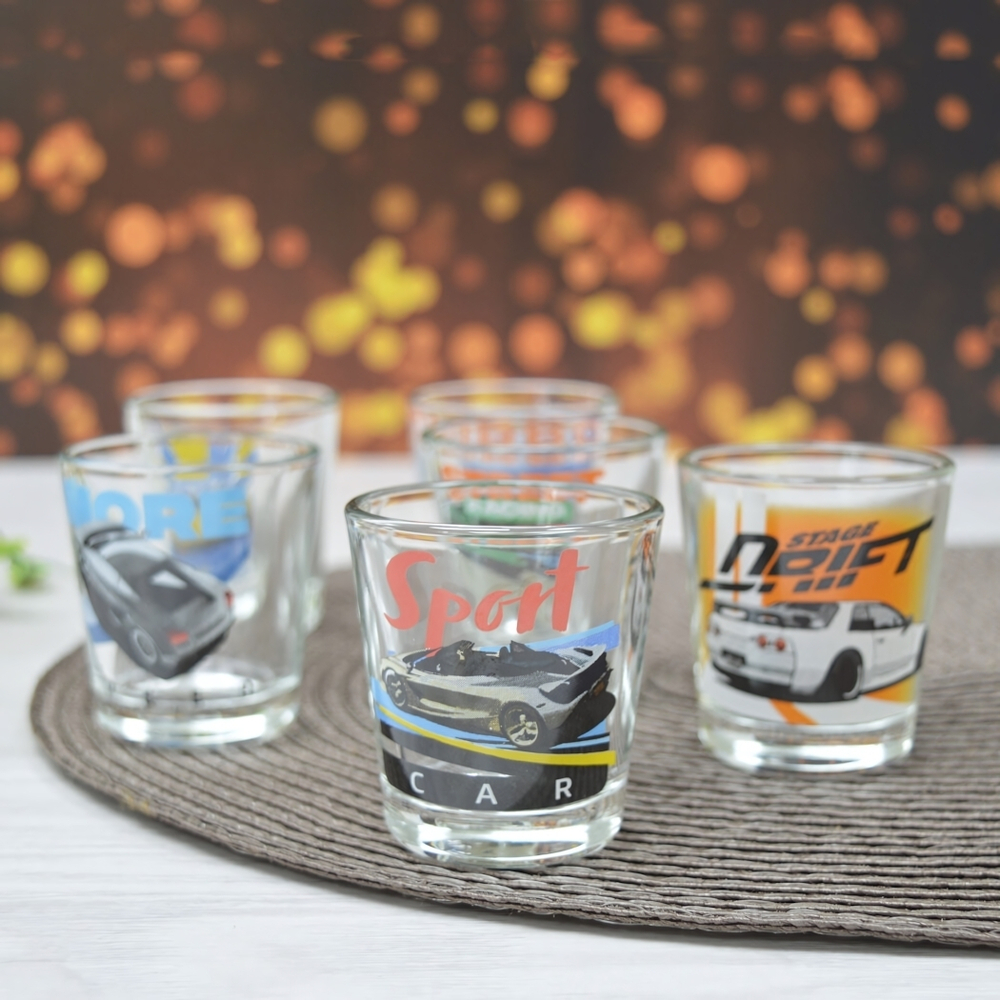 Набор стаканов 6шт 50мл "Ода" Спорткар