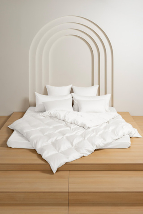 Постельное белье 2 спальное евро German Grass Arctic White Brilliant белое