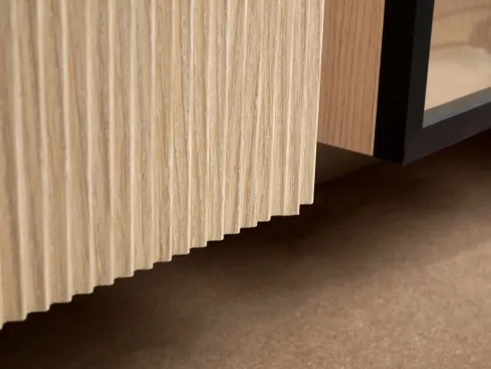 Шкаф навесной узкий с полками Canto 926866