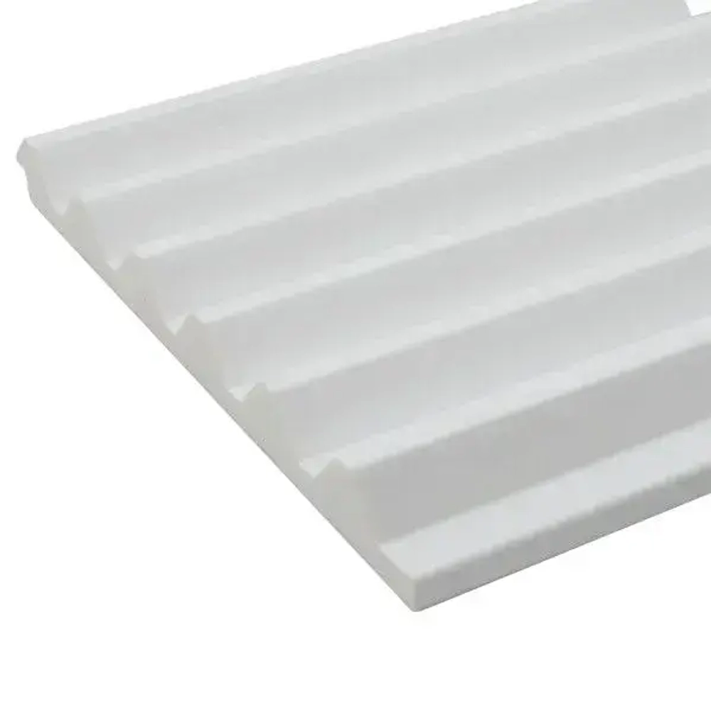 Стеновая панель 3D RAIL EAST (2700х120х12мм) Риф Белая