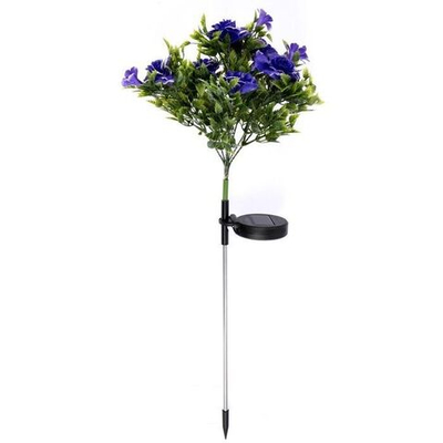 Садовый светильник на солнечной батарее «Кустовая роза» (Цвет: не задано)