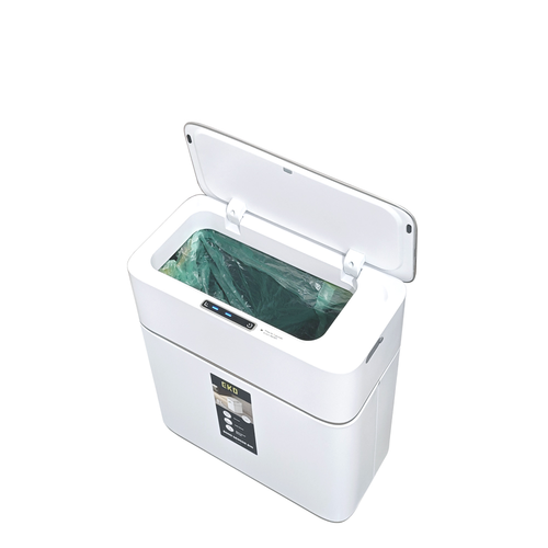 Сенсорное мусорное ведро 8 литров БЕЛЫЙ, перезаряжаемое