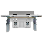 SKANDY Розетка без заземления с защитными шторками 10А SK-R01S серебряный IEK