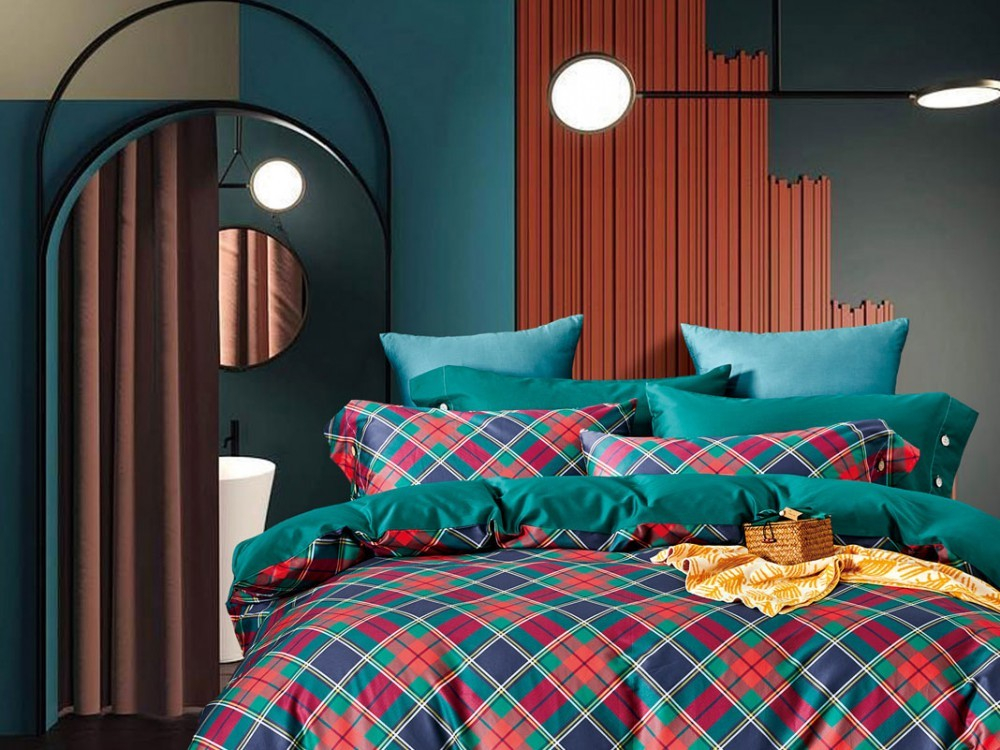 Постельное белье 2 спальное евро Asabella 1639-6