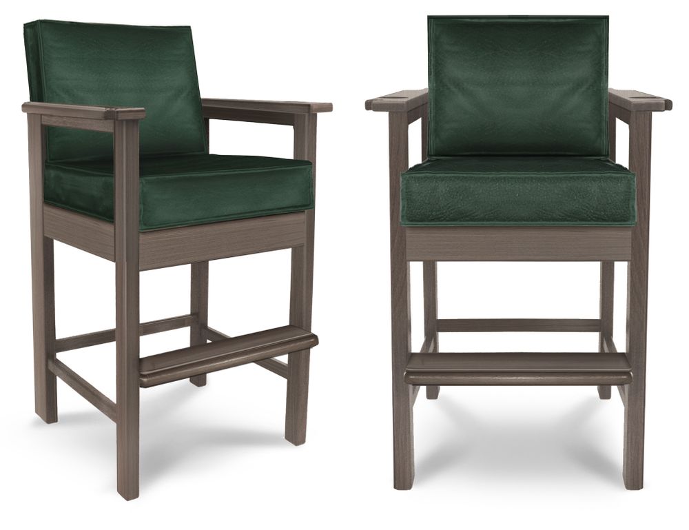 Стул бильярдный Victory (Grey_bristol,Винилискожа Mahogany,Винилискожа (Mahogany) цвет № 202)