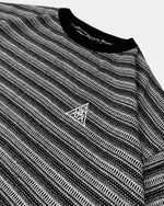 Купить Футболка Issaya вязаная Rhythm черно-серый Футболка Issaya вязаная Rhythm черно-серый