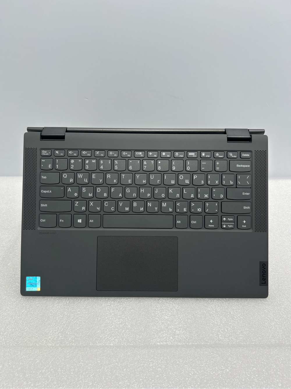 Ноутбук Lenovo IdeaPad Flex 5 14ITL05 (82HS00K8RU) 14"/Intel Pentium Gold 7505/RAM 8GB/SSD 256GB/Intel UHD Graphics/1920x1080/IPS/WINDOWS 11/Подсветка кл-ры:нет/Цвет: Серый. Состояние: Уценка/трещинна на поддоне/C1