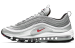 Nike Air Max 97 silver bullet (2016/2017) silver bullet anti-torsion low-top running shoes for men and women with the same silver