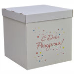 Коробка для надутых шаров 70 x 70 см (Белый)