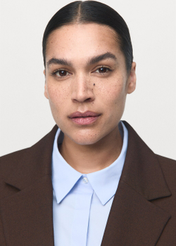 Прямой костюмный блейзер