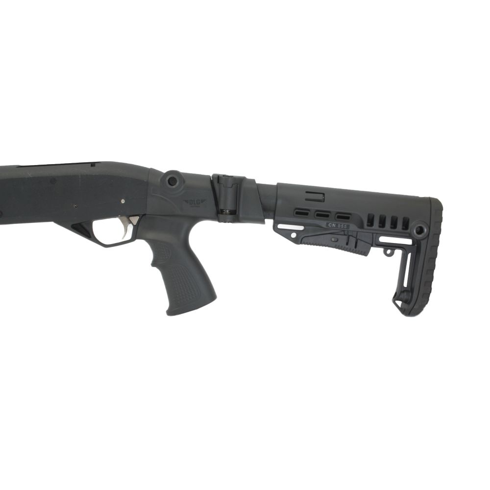 Комплект: Пластиковый складной приклад МР-155, -135, DLG Tactical