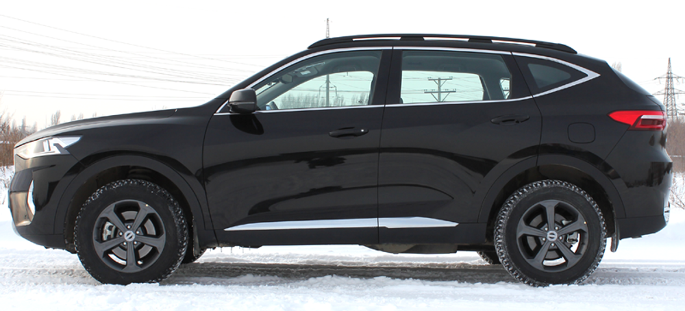 Рейлинги для а/м HAVAL F7 (2019- ) серый 1711-БП-11
