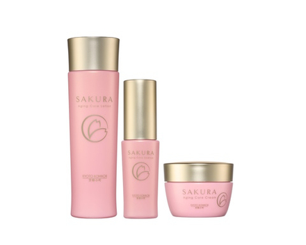 Набор Sakura Aging Care для борьбы с фотостарением от Kyoto Komachi