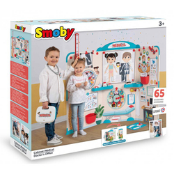 Smoby - Медицинский офисный набор Doctor + 65 аксессуаров 340208