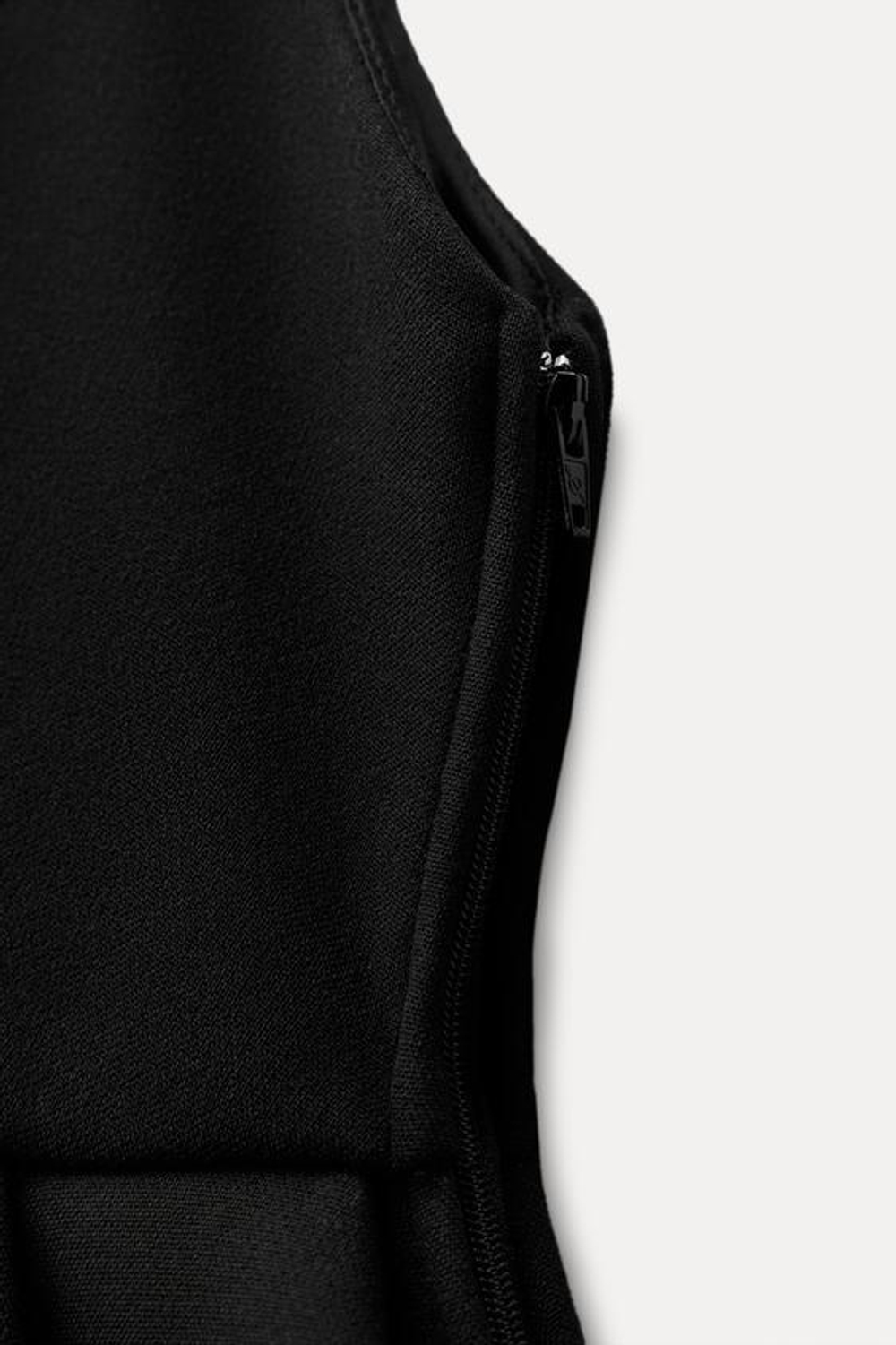 ZARA ТОП GODET, ЧЕРНЫЙ