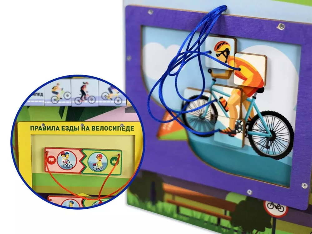 Дидактическая настенная панель серии Мир спорта