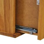 Тумба прикроватная парящая навесная 35х35х16, Дольче Вита, массив дуба с выдвижным ящиком, 1 шт, Dipriz