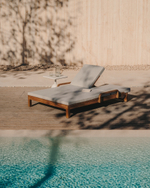 Двойной шезлонг Sonsaura из массива эвкалипта